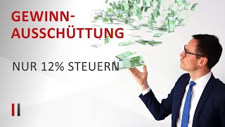 Die richtige Strategie für Gewinnausschüttungen beim GmbHGesellschafter  Christoph Juhn [upl. by Materse147]