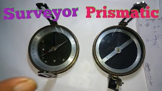 Compass Surveying  Prismatic compass Difference between Compass Rahul Sir [upl. by Aleehs]