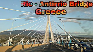 RIOANTIRRIO BRIDGE  ONE OF THE WORLDS LONGEST  GREECE [upl. by Soren]