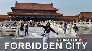 FORBIDDEN CITY and TEA HOUSE GROUP TOUR in BEIJING CHINA 🇨🇳 [upl. by Dallman330]