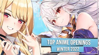 Top Anime Openings Winter 2022 Group Rank [upl. by Ydnic864]