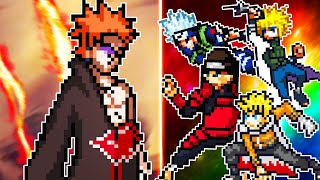 PAIN CONTRA TODOS OS HOKAGES NO MUGEN [upl. by Eillib28]