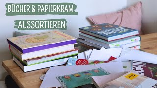 Bücher und Papierkram aussortieren  10 Tage Minimalismus Challenge  Tag 4 [upl. by Dawaj495]