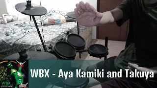 RoboticRocker Drum Cover WBXWBoiledExtreme  Aya Kamiki and Takuya [upl. by Airetnuhs108]