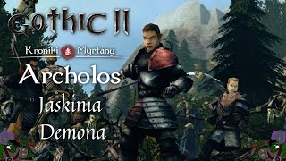 Demon z Archolos  Tajemnicza jaskinia  Gothic II Kroniki Myrtany Archolos [upl. by Joete322]