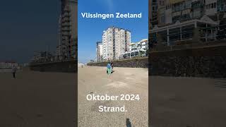 Vlissingen Zeeland Niederlande Strand Oktober 2024 Tolles Land tolle Stadt [upl. by Eentruoc]