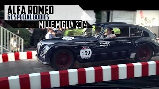 ALFA ROMEO 6C  SPECIAL BODYWORK amp Early Scuderia Ferrari  MILLE MIGLIA 2014 Engine sounds  SCC TV [upl. by Mayeda]