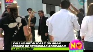 Alejandro Sanz graba en Veracruz su nuevo videoclip Mi Marciana [upl. by Yllrebmik]