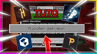 COMMENT REJOINDRE TOUS LES SERVEURS  Tuto Serveur Minecraft Bedrock Fr PS4XBOXSwitchMcpe  ALPHA [upl. by Naasar539]