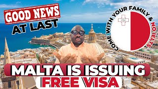 Malta Work Permit Update 2024 Malta Free Work Permit  How To Move To Malta With Your Family [upl. by Aivatnwahs]