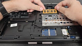 Upgrading the memory and hard drive to SSD in a HP ProBook 4540s [upl. by Oirad84]