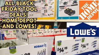 Home Depot  Lowes Black Friday Tool Deals COMPLETE GUIDE ALL DEALS [upl. by Sill]