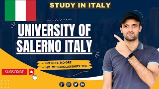 University of Salerno Italy Admission Process 202425  Complete Guide [upl. by Sillaw]