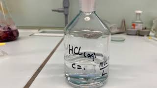 Experiment Titration von Salzsäure mit Natronlauge [upl. by Eiddam]