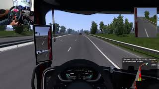 Le Mans to Rennes  Euro Truck Simulator 2  Logitech g29 [upl. by Ayian]