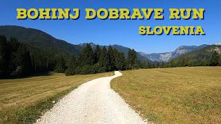 Dobrave run  Bohinj Slovenia  POV virtual running tour  49 min [upl. by Mariejeanne973]