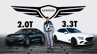 2023 GENESIS G70 20T vs 33T  Which one should you buy [upl. by Akimet]