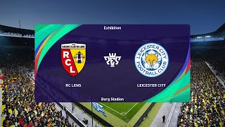 RC Lens vs Leicester City 10082024 Club Friendlies PES 2021 [upl. by Arik]