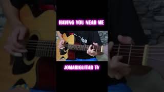 Having You Near Me Fingerstyle [upl. by Vonnie586]