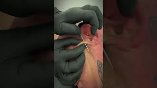 Would you do THIS 😲 Surface Tragus Piercing [upl. by Gasser108]