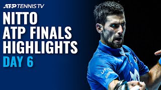 Djokovic v Zverev Medvedev v Schwartzman  Nitto ATP Finals 2020 Highlights Day 6 [upl. by Nairim]