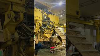 CAT D11T in the shop dieselmechanic heavyequipment mechanic d11t dozer [upl. by Balas184]