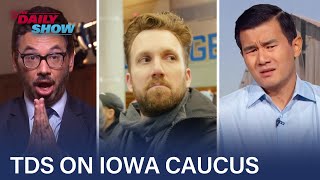 TDS Covers the Iowa Caucus  The Daily Show [upl. by Ellingston]