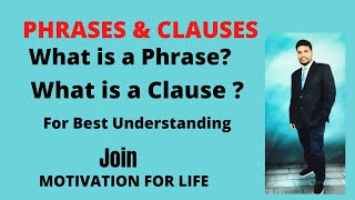 PHRASES AND CLAUSES [upl. by Ardna]