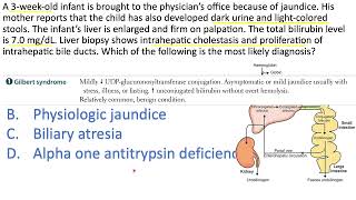 Jaundice Questions Unconjugated hyperbilirubinemia vs Conjugated hyperbilirubinemia [upl. by Yehc]