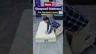 Sleepwell Spintech Luxury Mattress reels shorts sleepwell sleepwellmattress mattressreview [upl. by Etienne]