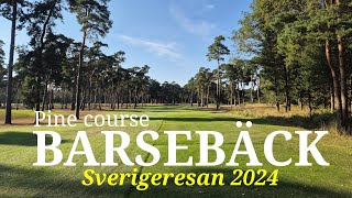 Vi bor och spelar golf på Barsebäck Pine course  Sverigeresan 2024  Svenska Golfbanor [upl. by Elyak224]