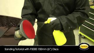 How to remove a small paint defect with a Farécla P3000 6quot Abrasive Disc [upl. by Tacita]