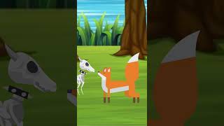 Moti And Fox  Cartoon animal  cartoonanimal  Story [upl. by Yecak514]