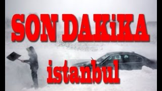 Son Dakika İstanbul Kar Fırtınası Havalimanıson dakika [upl. by Zetnod222]