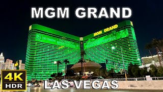 4K HDR MGM Grand Las Vegas Walking Tour  June 2024 [upl. by Alvera13]