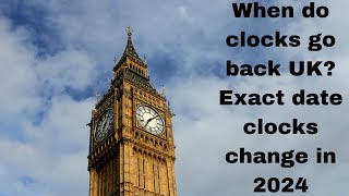 When the clocks go back  Time change in Britain  his landmark will still be wrong [upl. by Spanos]