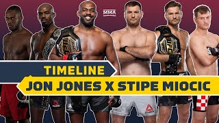 UFC 309 Timeline Jon Jones vs Stipe Miocic  MMA Fighting [upl. by Henderson]