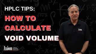 HPLC Tips How to calculate void volume [upl. by Oringas80]