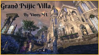 ESO Housing Tour Grand Psijic Villa Fully Decorated quotRazumdars Retirement Villaquot [upl. by Leacock]