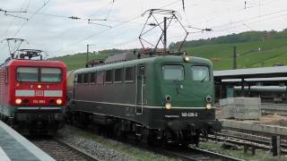 E 40 438 in Würzburg  als Zugabe 120 160 [upl. by Adelbert]