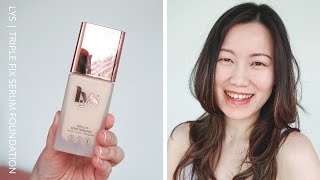 TRY IT ON  LYS Serum Foundation  LG1  LG3 Asian skintone [upl. by Ivens205]