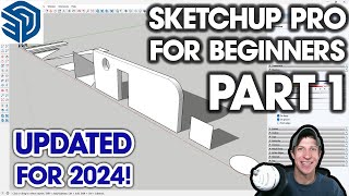 Getting Started with SKETCHUP PRO in 2024 Part 1  BEGINNERS START HERE [upl. by Ritchie391]