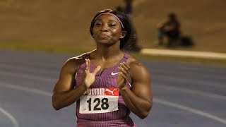 Shelly Ann Fraser pryce Dominates 100m heats trials flashback paris2024 [upl. by Micki]