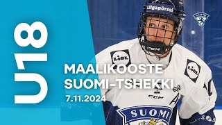 Maalikooste U18 Pikkuleijonat hyödynsi ylivoimansa – Tshekki kaatui kotiturnauksessaan [upl. by Herzig]