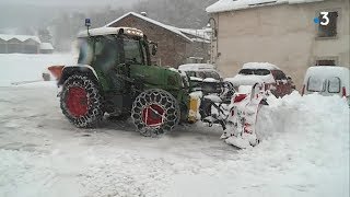 La neige est tombée sur les PyrénéesOrientales [upl. by Aurelia]