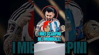 Dove sono gli scarpini di Messi del Mondiale😱🏆 calcio [upl. by Nikki]