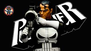 Marvel Legends RetroVintage Card The Punisher 2018 Action Figure Unboxing [upl. by Baseler]