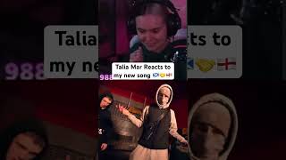 Talia Mar Reaction 💗music ukdrill funny reaction independentartist taliamar [upl. by Sanders]