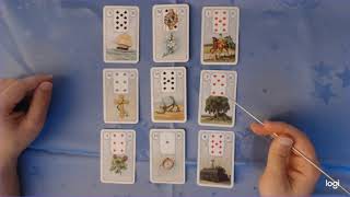 Lenormand 9er Legung einfach erklärt [upl. by Ahsenot961]