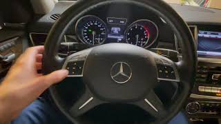 Mercedes Benz ML350  Resetting Service ML350 2012  2015 and GLE350 2016  2018 W166 [upl. by Nigen522]